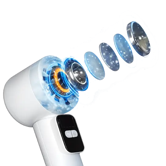 Vallas  – Peltier handventilator met actieve koeling